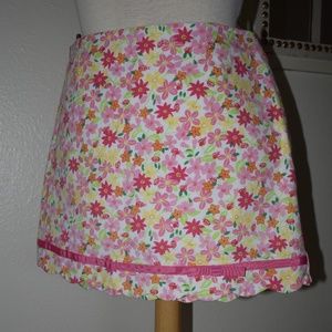 Lilly Pulitzer Scalloped Edge Floral Print Skirt